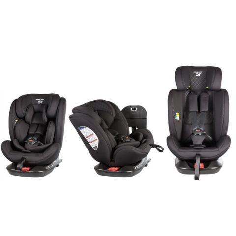Bebies First Meegroei Autostoel 360º Groep 0/1/2/3 I-Size & Isofix Prestige - Zwart