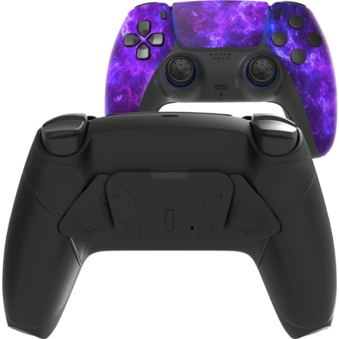CS Draadloze Controller voor PS5 Dark Galaxy Custom