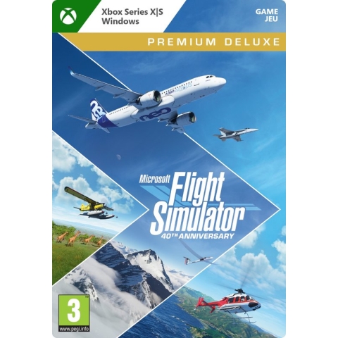 Microsoft Flight Simulator 40th Anniversary Premium Deluxe Edition - Xbox Series X|S & Windows Download