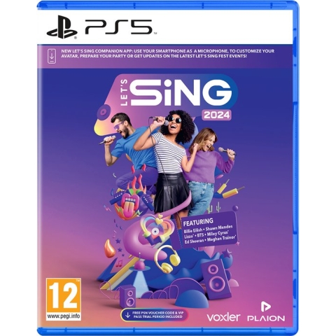 Let's Sing 2024 International Version + 2 Microphones - PS5