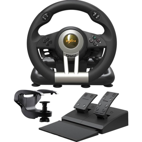 PXN - V3 Pro - Race Stuur met Pedalen - Game Stuur voor PS4 - Xbox One - PC - Xbox Series X|S - PS3 - Switch