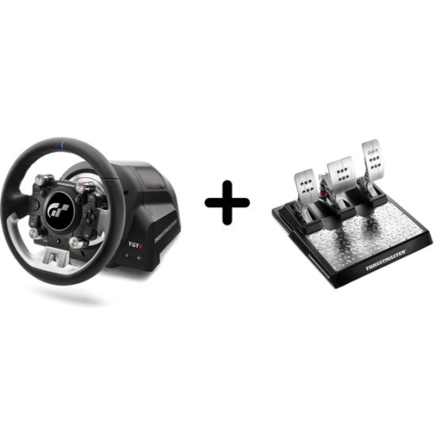 Thrustmaster T-GT II PACK - Racestuur + T-LCM Pedalen - PS5, PS4, PC