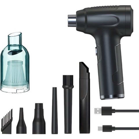Livano Air Duster Spray - Perslucht - Keyboard Cleaner - Computer - Luchtdrukreiniger - Toetsenbord Reiniger - Compressed Air - Zwart