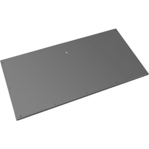 Evolar EVO-BOTTOM-TA - Onderplaat uitbreiding voor EVO-COVER - Maat Tower - 120 x 65 cm - Gepoedercoat - Aluminium - Hoogwaardige kwaliteit - Licht Antraciet - RAL 7036