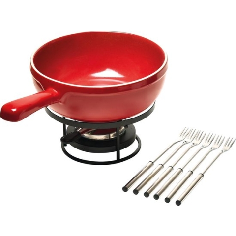 Emile Henry Fondue set - Brander - 6 personen