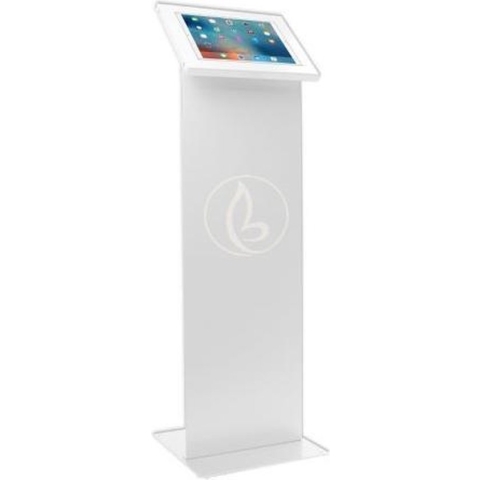 Tablet vloerstandaard met display Securo L voor 12-13 inch tablets - wit