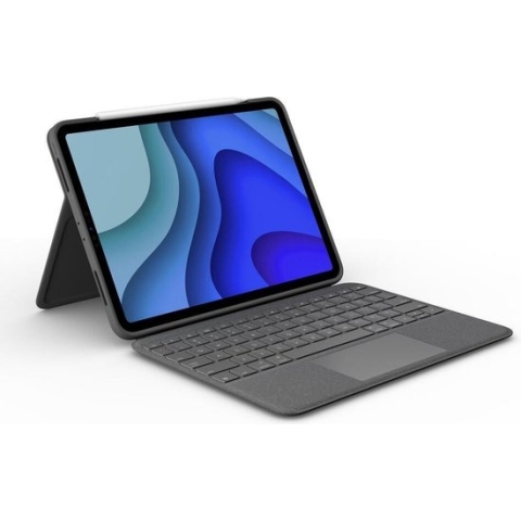Logitech Folio Touch - CENTRAL - FRA / Grijs