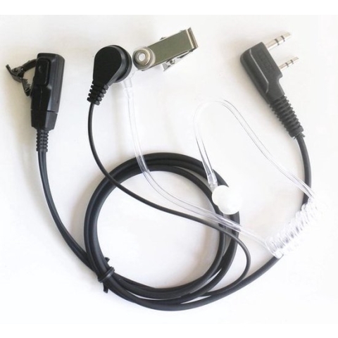 50x Security oortje & microfoon - voor o.a. Kenwood en Baofeng portofoons