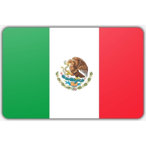 Vlag Mexico - 150 x 225 cm - Polyester