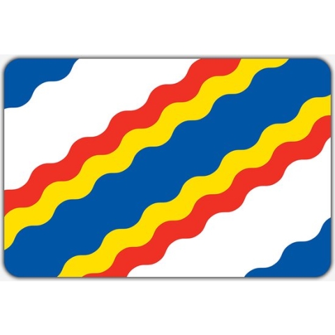 Vlag gemeente Ten Boer - 150 x 225 cm - Polyester