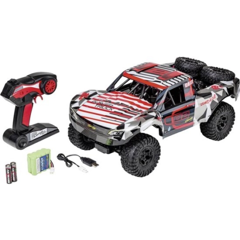 Carson RC Sport Amphi Pow.Truck 1:10 RC auto Elektro Korte baan 4WD RTR 2,4 GHz