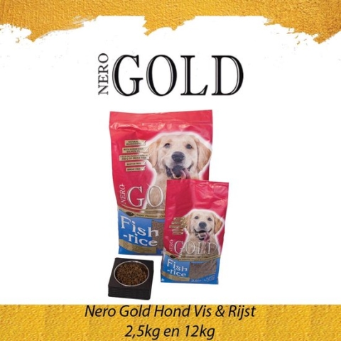 Nero Gold Vis & Rijst 12kg