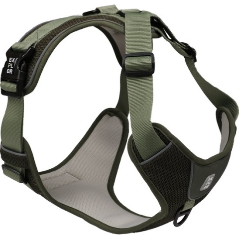 Duvoplus - Hondentuigje - Hond - Ultimate Fit No-pull Harnas Classic L - 40-70cm - 77-100cm Undercover Green - 1st