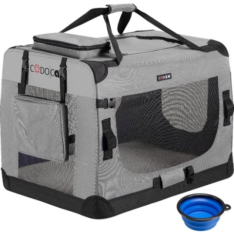 Cadoca Honden & Katten Reismand L - 70x53x50cm - Grijs