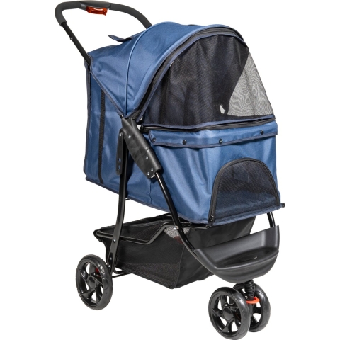 Animal Boulevard Travel Buggy voor honden blauw 87x50x107 cm