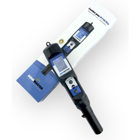 Aqua Master Tools P110-Pro PH / EC Combi meter - ijkvloeistoffen inbegrepen - De perfecte meter voor vloeistofmetingen