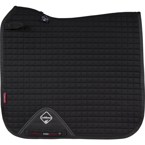 Le Mieux Cotton Dressage pads - Black - Maat X-Large