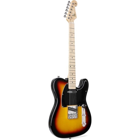 Elektrische gitaar SX Modern Series 3-tone Sunburst SEM2/3TS incl. Gigbag