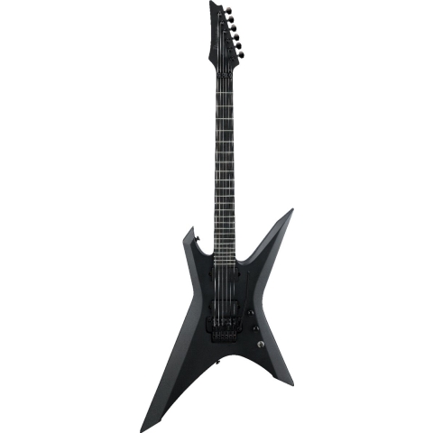 Elektrische gitaar Ibanez Iron Label XPTB620-BKF Black Flat met gigbag