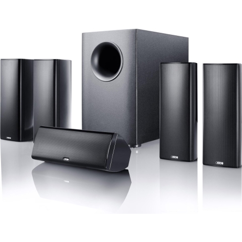 Canton Movie 365 - 5.1 Surround Systeem – Subwoofer met Satelliet Luidsprekers – Zwart