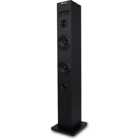 Bluetooth Geluidstoren NGS Sky Charm 50W - Bluetooth, USB, Optical & Stereo Output - Zwart