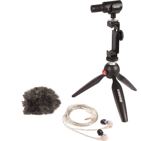 Shure MV88+SE215-CL-EFS Portable Video Rig