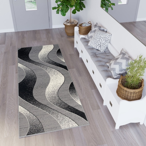 Tapiso Dream Tapijt Loper Gangloper Abstract Vloerkleed Maat-  70x650