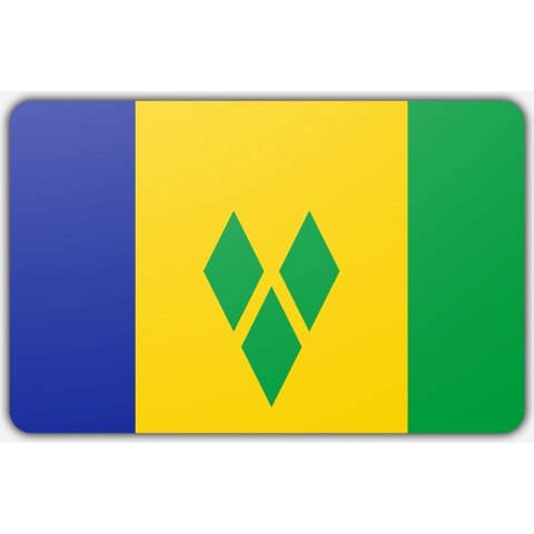 Vlag St. Vincent en de Grenadines - 150 x 225 cm - Polyester