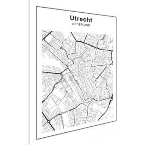 Stadskaart Utrecht - Poster 120x90