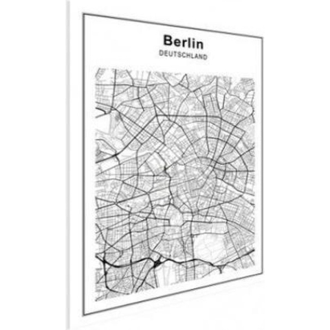 Stadskaart Berlijn - Poster 90x60