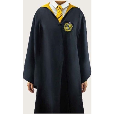 Harry Potter - Hufflepuff Wizard Robe / Huffelpuf tovenaar kostuum (XL)