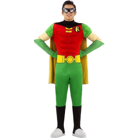 FUNIDELIA Robin kostuum voor mannen Boy Wonder - Maat: M - Groen