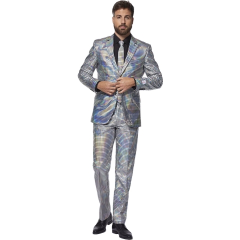 OppoSuits Discoballer - Mannen Kostuum - Feest - Maat: EU 48