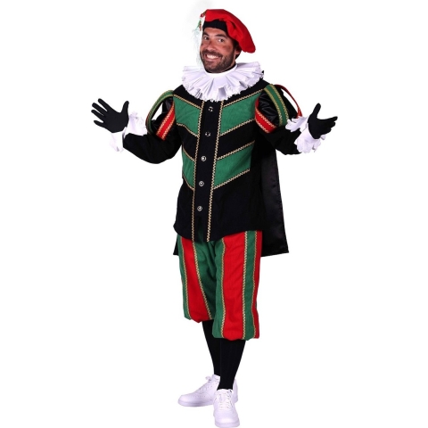 Piet ribfluweel met cape "Pamplona maat Maat M