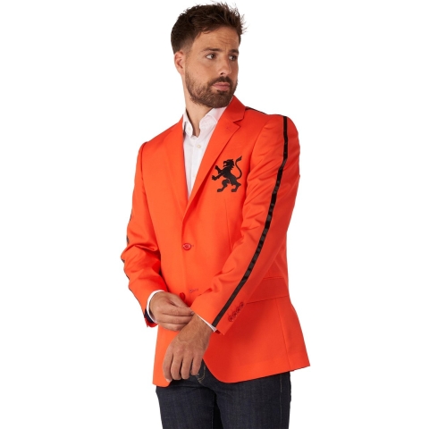 OppoSuits Holland Hero - Heren Blazer - Oranje Koningsdag Nederland Jasje - Maat EU 52