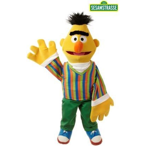 Handpop Bert sesamstraat groot 65cm