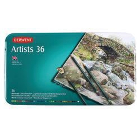 Derwent Artist potloden assorti in blik 36 stuks