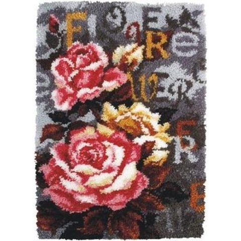 Orchidea knoopkleed ROZEN - 50 x 75 cm - INCLUSIEF KNOOPHAAK