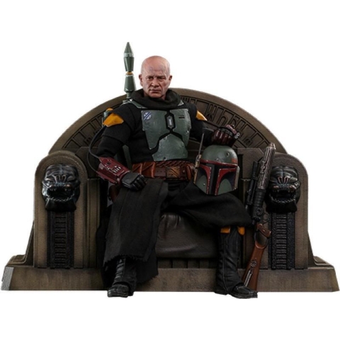 Star Wars: The Mandalorian - Boba Fett Repaint Armor and Throne 1:6 Scale Figure Set