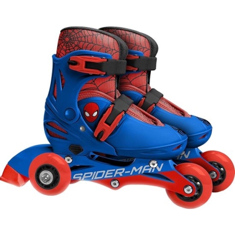 Marvel Spider-man Inlineskates Hardboot Rood/blauw Maat 27-30