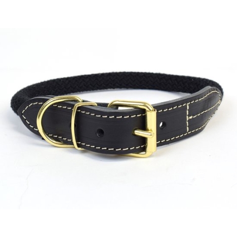 Duvoplus - Halsband Voor Dieren - Hond - Explor Forest Halsband Nylon Xl - 56-64cm/14mm Zwart - 1st