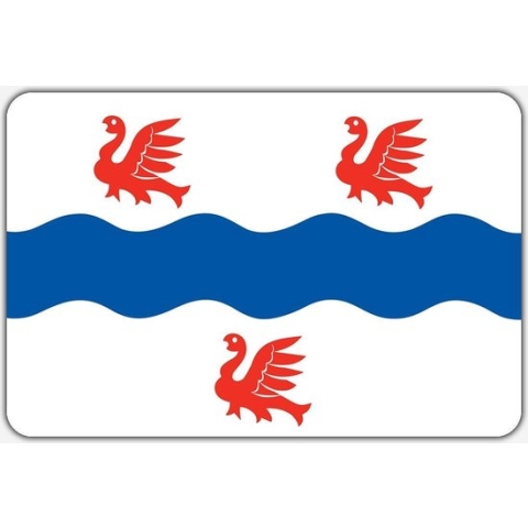 Vlag IJsselmuiden - 150 x 225 cm - Polyester