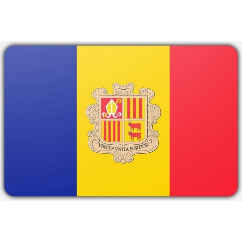 Vlag Andorra - 150x225cm - Polyester
