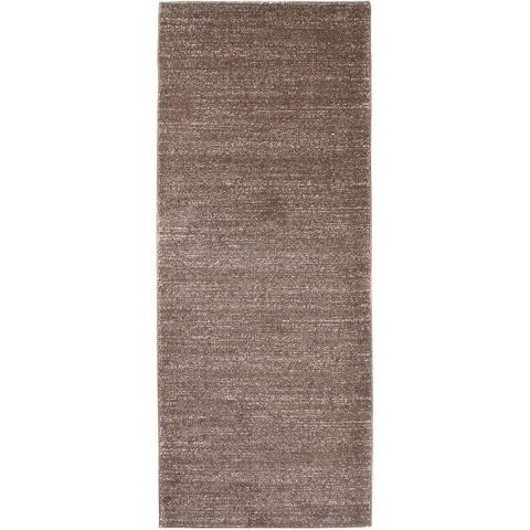 Tapiso Sari Tapijt Loper Bruin Duurzaam Modern Woonkamer Hal Slaapkamer Maat- 90x1000