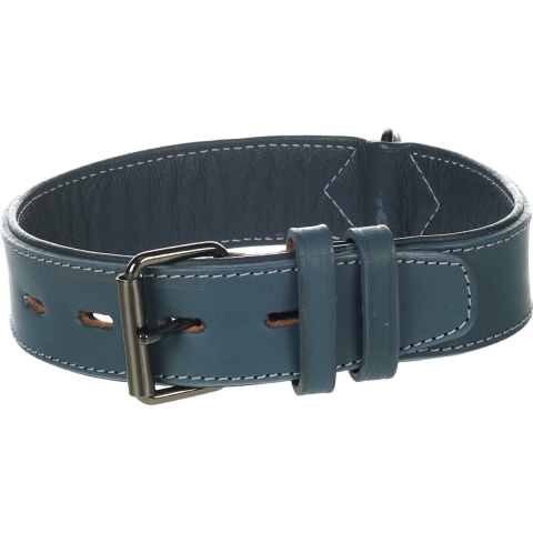 Flamingo Denver Gevoerd;breed - Halsband Honden - Halsband Denver Breed Blauw M/l 44-54cm 40mm