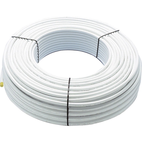 Wavin Tigris PEX/AL buis op rol wit, 16x2mm lengte 200m