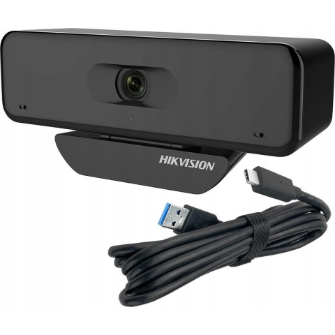 Hikvision Digital Technology DS-U18 webcam 8 MP 3840 x 2160 Pixels USB 3.2 Gen 1 (3.1 Gen 1) Zwart