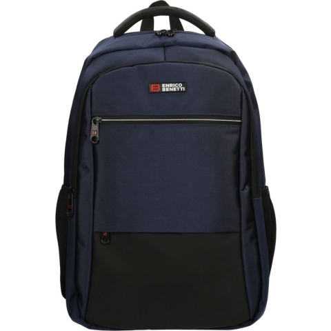 Enrico Benetti Zürich laptop rugzak 15 inch - 62140 - Donkerblauw