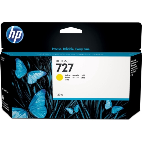 HP 727 - Inktcartridge / Geel (B3P21A)