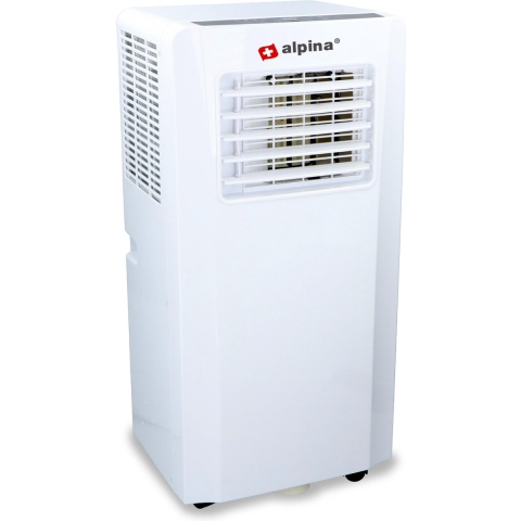 alpina Mobiele Airco - Airconditioner - Luchtontvochtiger - Ventilator met 3 Snelheden - 69 CM - 0,5 L Water Opvangbak - Afstandsbediening en Timer